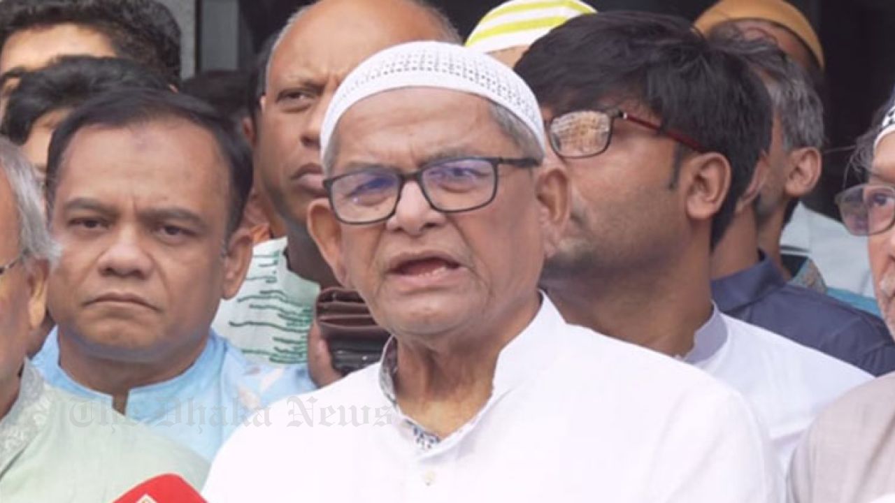 Khaleda Zia's condition is very critical: Mirza Fakhrul