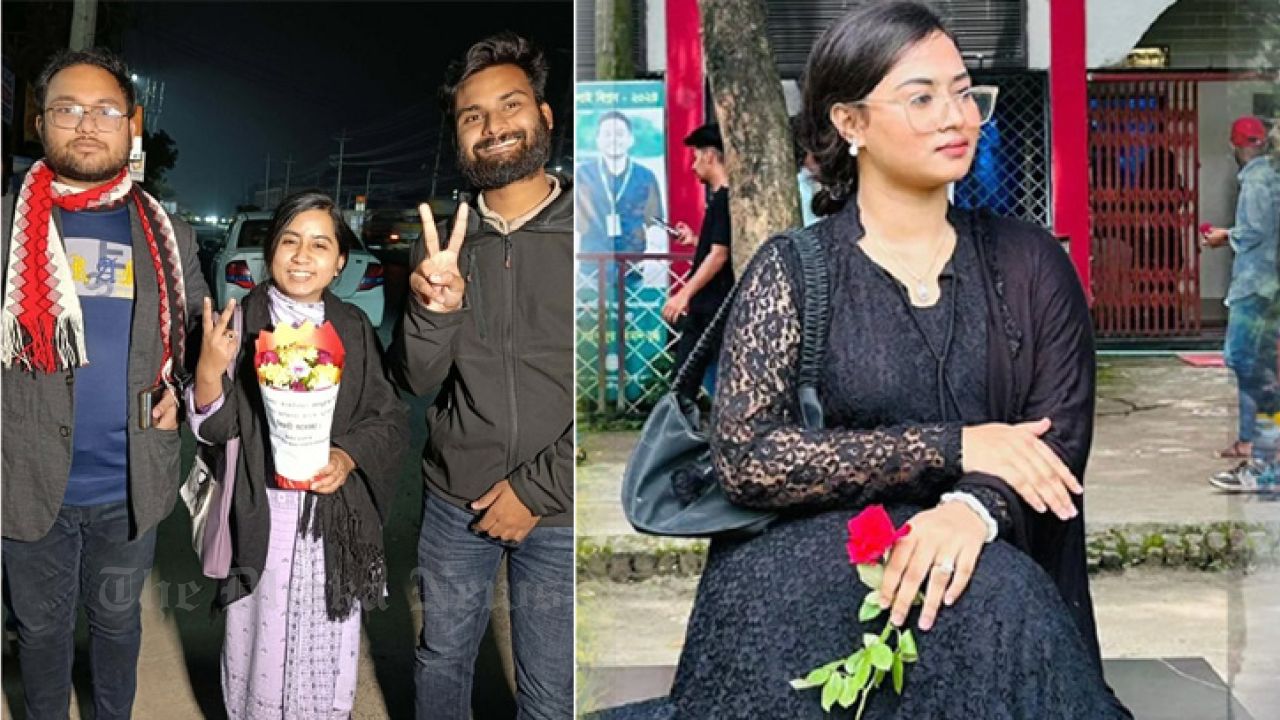 July warrior Surabhi released, welcomed with flowers