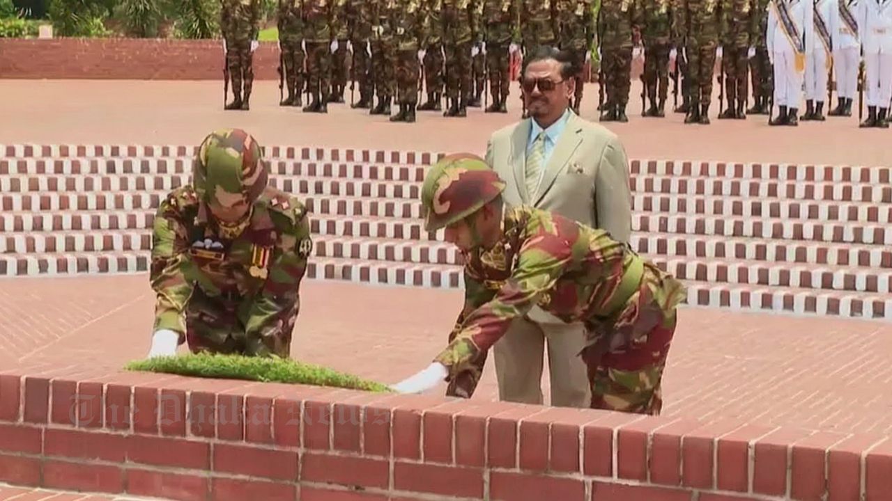 Acting President Honors Martyrs on First Working Day